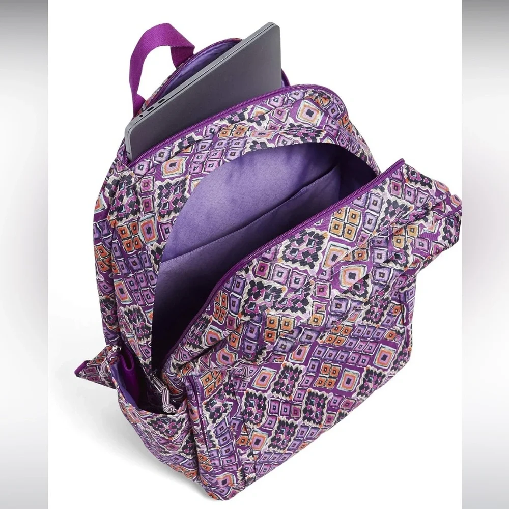 Vera Bradley Women's Lighten Up Grand Backpack, Sierra, One Size